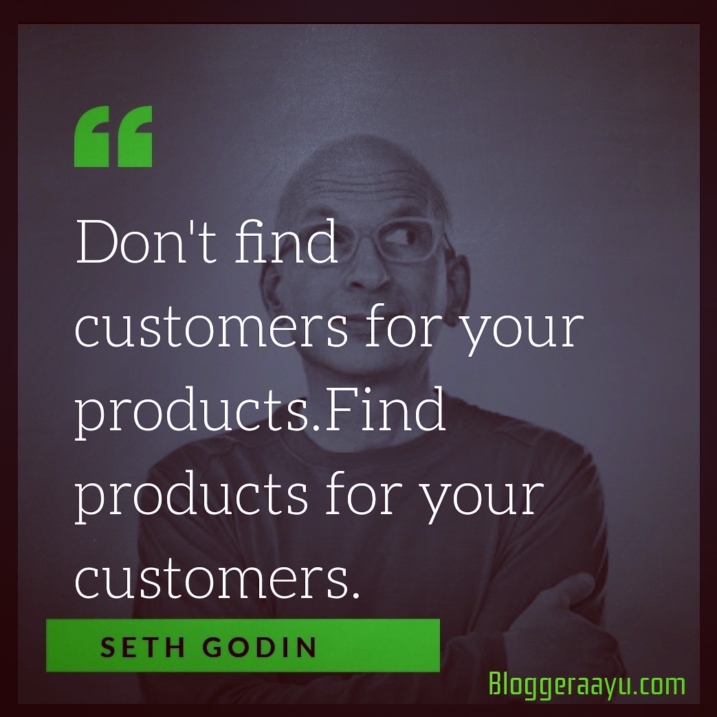 Find products for your customer as seth godin said .A good lesson for small business in lockdown